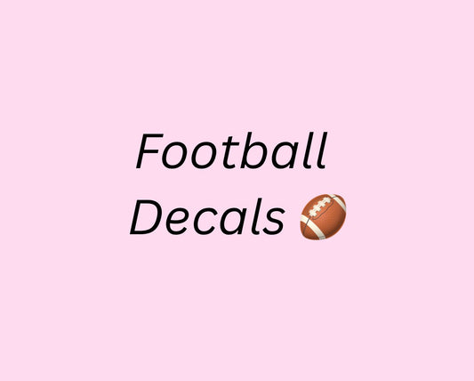 ALL Football Team Decals