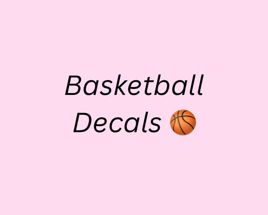 ALL Basketball Team Decals
