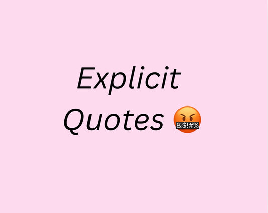 Explicit Quotes Decals